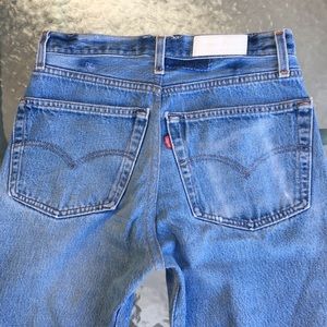 RE/DONE High Waisted Skinny Jeans